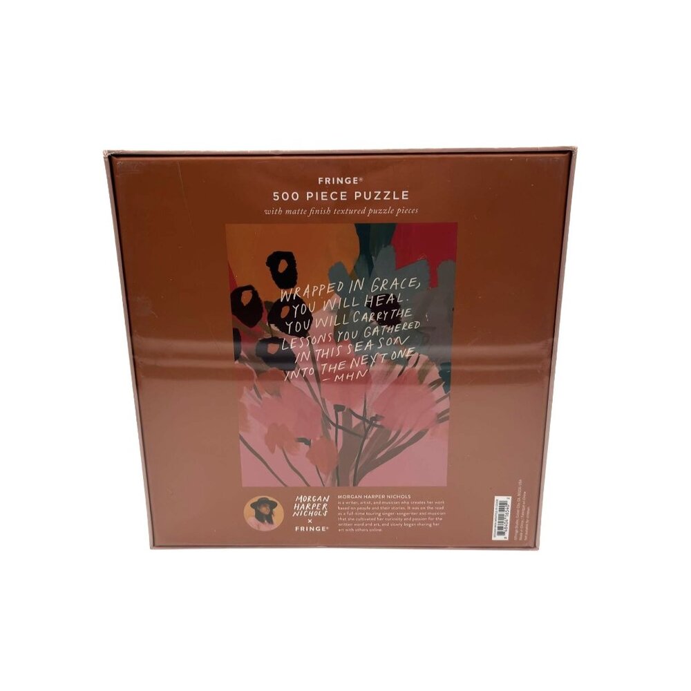 Fringe 500 Piece Floral Puzzle With Matte Finish Textured Pieces